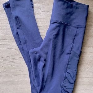 Blue Powerhold Fabletics Leggings with Pockets